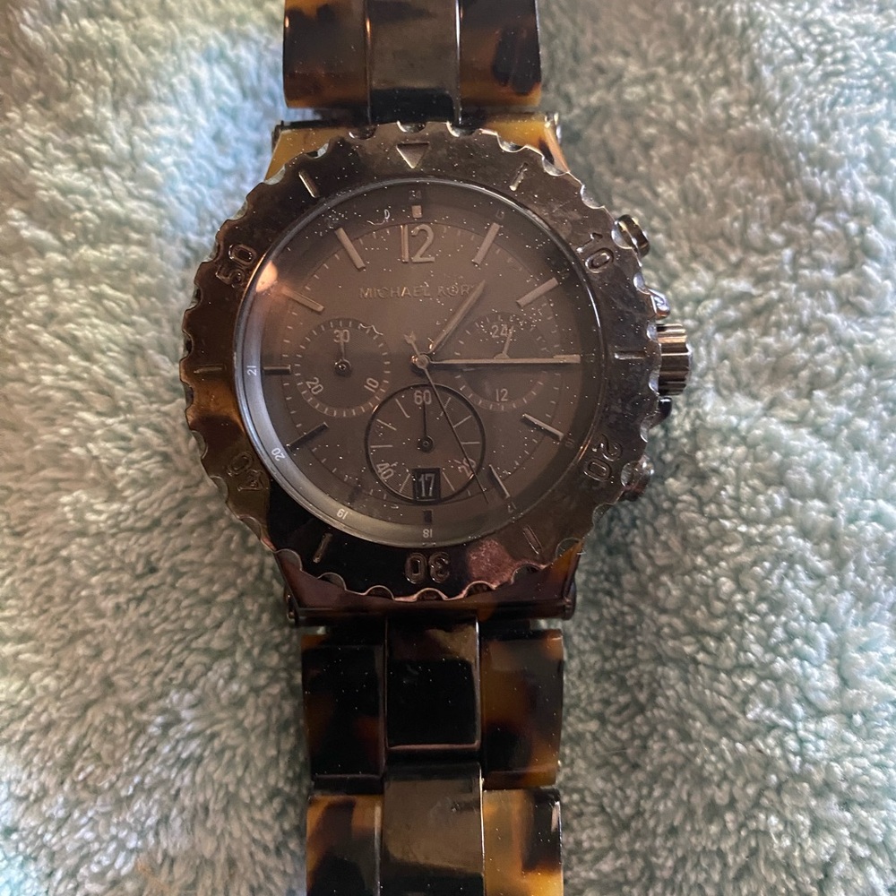 Michael Kors Brown and Black Chronograph Watch